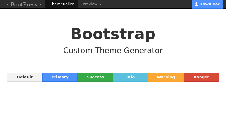 Bootstrap Theme Preview