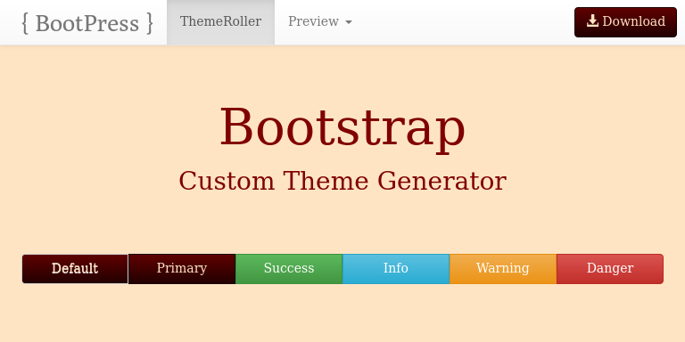 Bootstrap Theme Preview