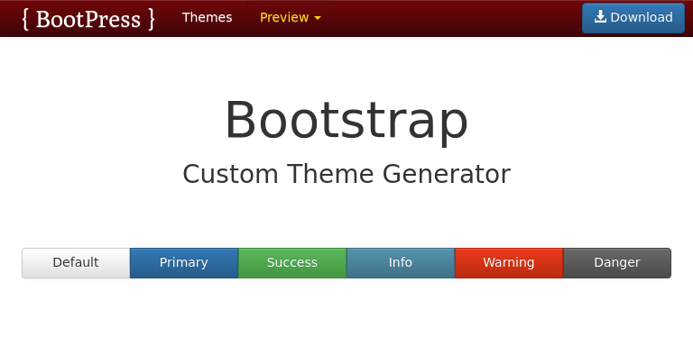 Bootstrap Theme Preview