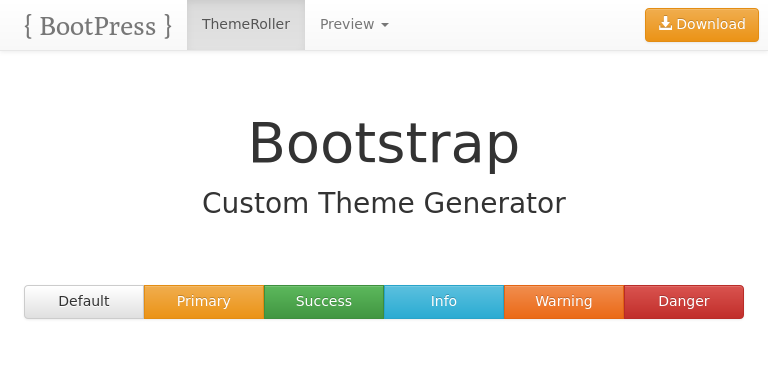 Bootstrap Theme Preview