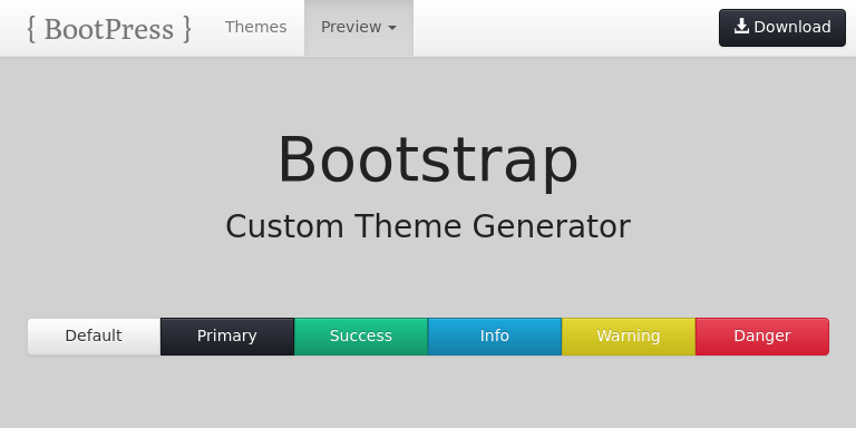 Bootstrap Theme Preview