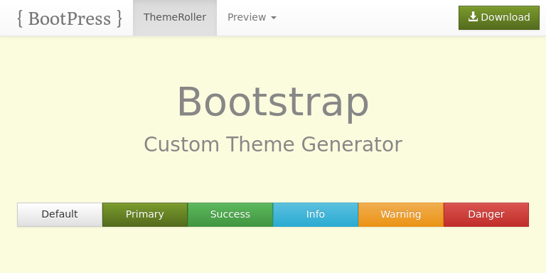 Bootstrap Theme Preview