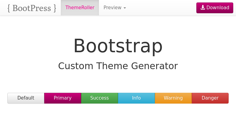 Bootstrap Theme Preview