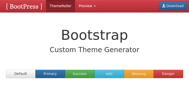 Bootstrap Theme Preview