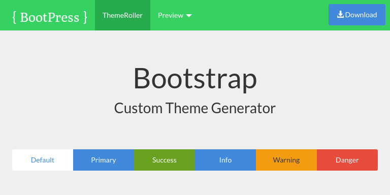 Bootstrap Theme Preview