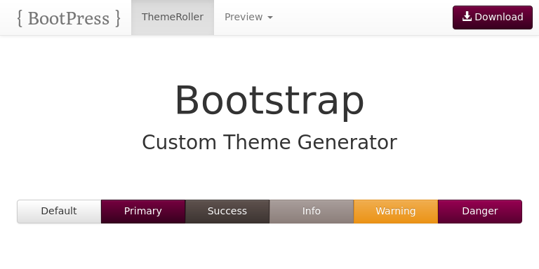 Bootstrap Theme Preview