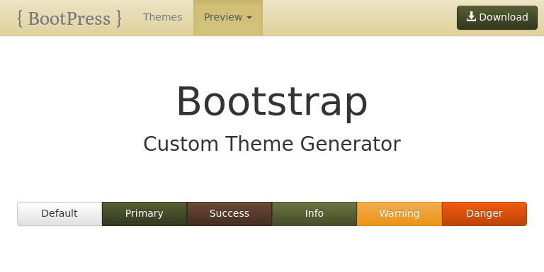 Bootstrap Theme Preview