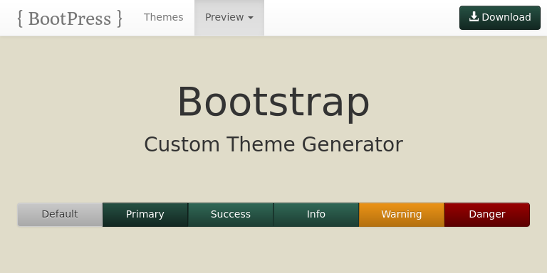 Bootstrap Theme Preview