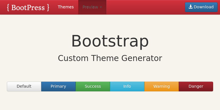 Bootstrap Theme Preview