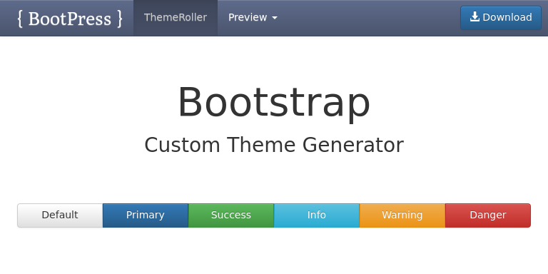 Bootstrap Theme Preview