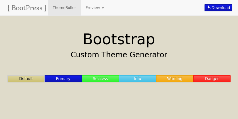Bootstrap Theme Preview