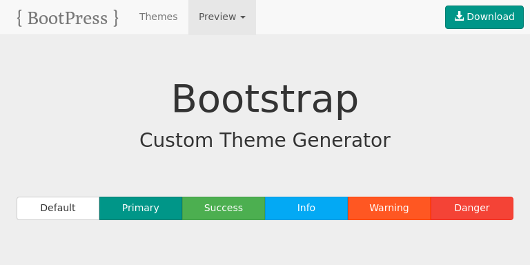 Bootstrap Theme Preview