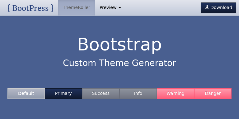 Bootstrap Theme Preview