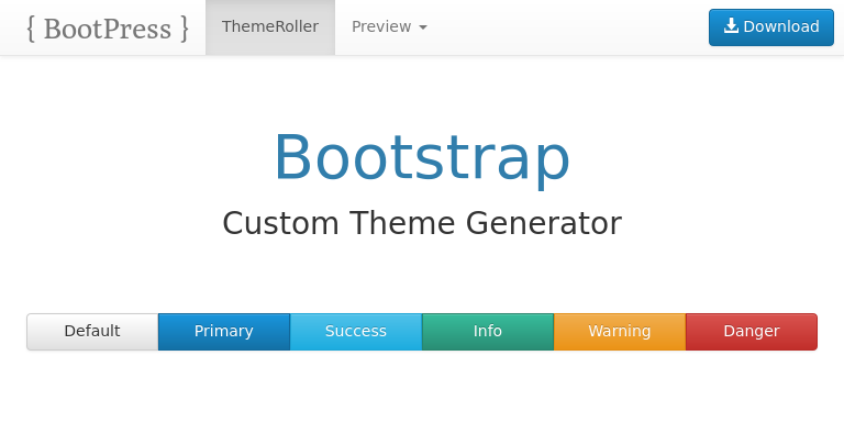 Bootstrap Theme Preview