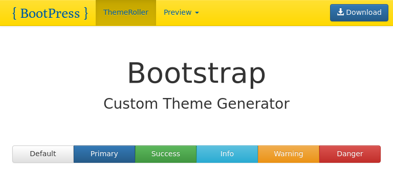 Bootstrap Theme Preview