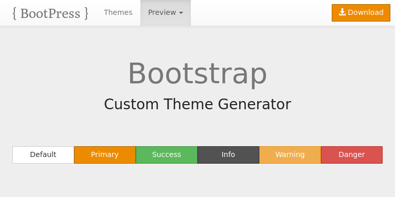 Bootstrap Theme Preview
