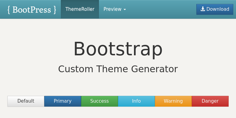 Bootstrap Theme Preview