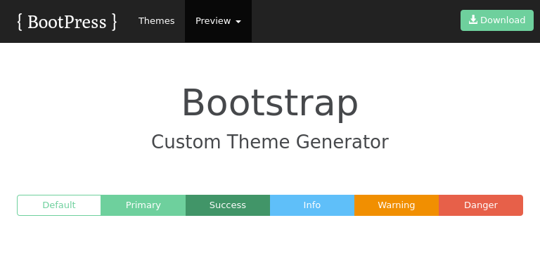 Bootstrap Theme Preview