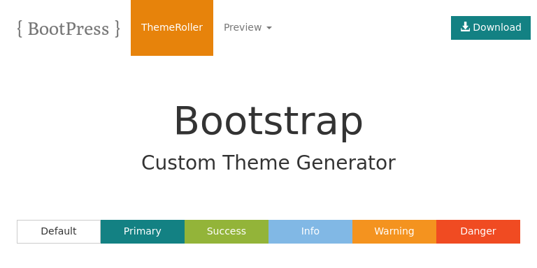 Bootstrap Theme Preview