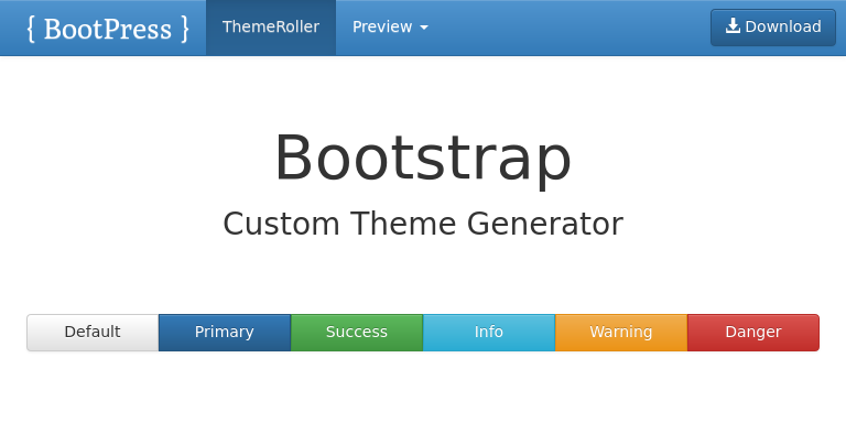 Bootstrap Theme Preview