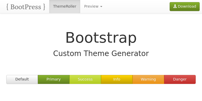 Bootstrap Theme Preview