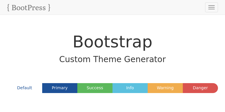 Bootstrap Theme Preview