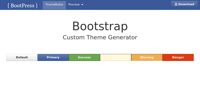 Bootstrap Theme Preview