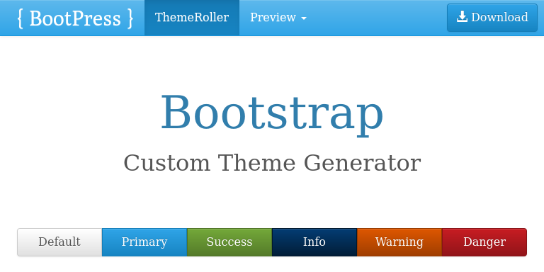 Bootstrap Theme Preview