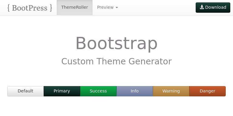 Bootstrap Theme Preview