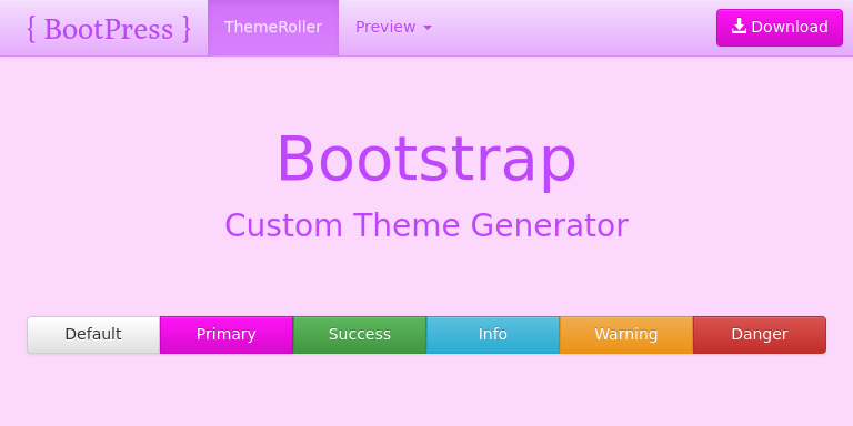 Bootstrap Theme Preview