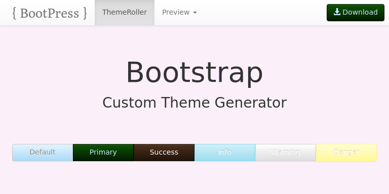 Bootstrap Theme Preview