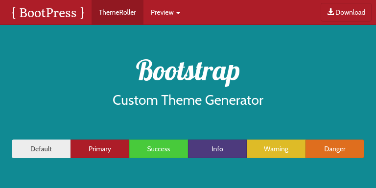 Bootstrap Theme Preview